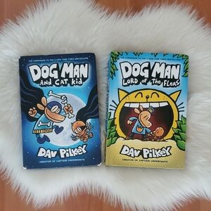 Dogman Dav Pilkey hard cover children's book lot
